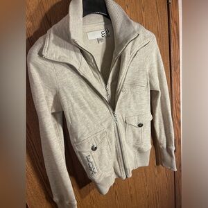Fox Racing Heather Gray Full Zip Jacket